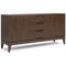 Simpli Home Harper Sideboard Buffet, 60 Inch Wide, Walnut Brown, Mid Century